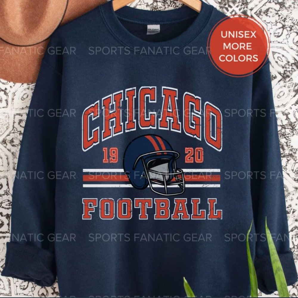 Chicago Bears Sweatshirt Retro Chicago Bears Football Unisex Shirt